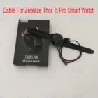 Кабель для ZEBLAZE THOR 5 Pro Smartwatch телефон часы зарядное устройство для часов линия зарядки ремешок для часов Смарт кабель аксессуары 2019 новый флагманский Zeblaze THOR 5 PRO керамический ободок 3 ГБ + 32 Гб Дво