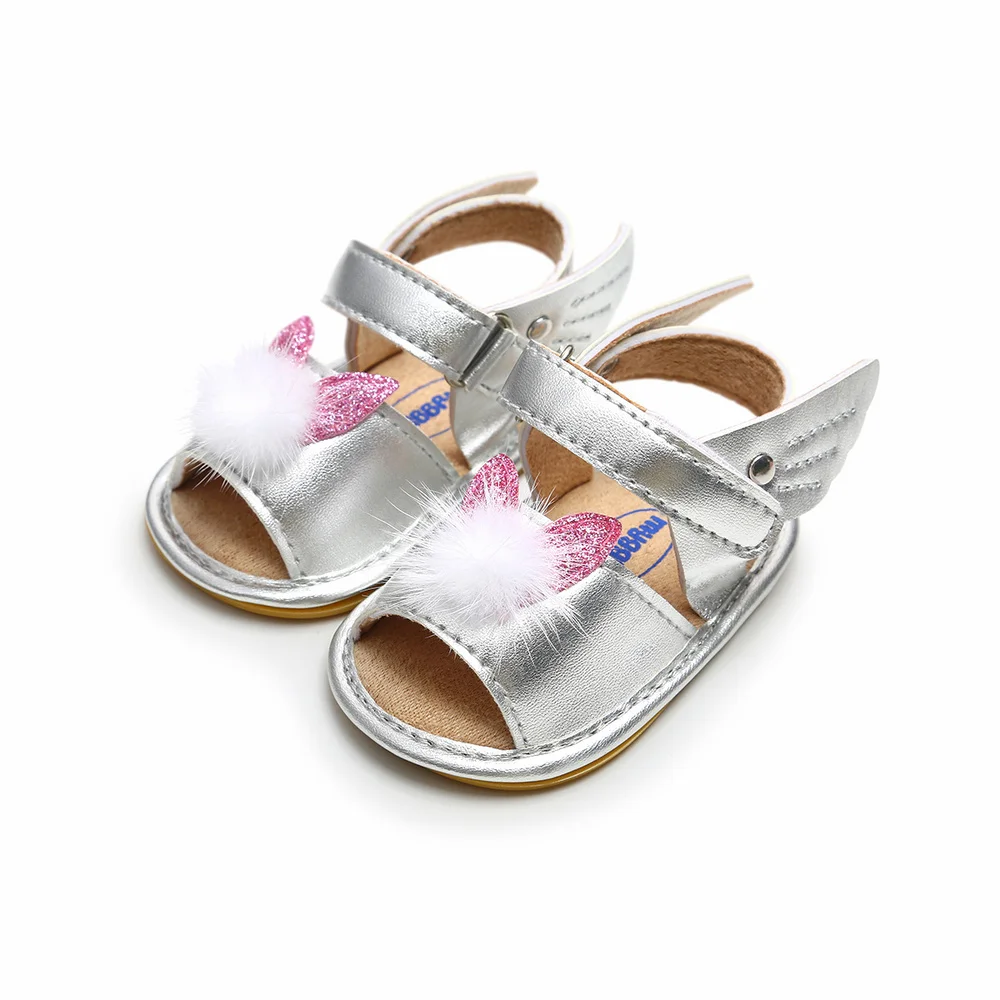 Босоножки из ПУ кожи для младенцев с крыльями ангела|Сандалии и сабо детей| |