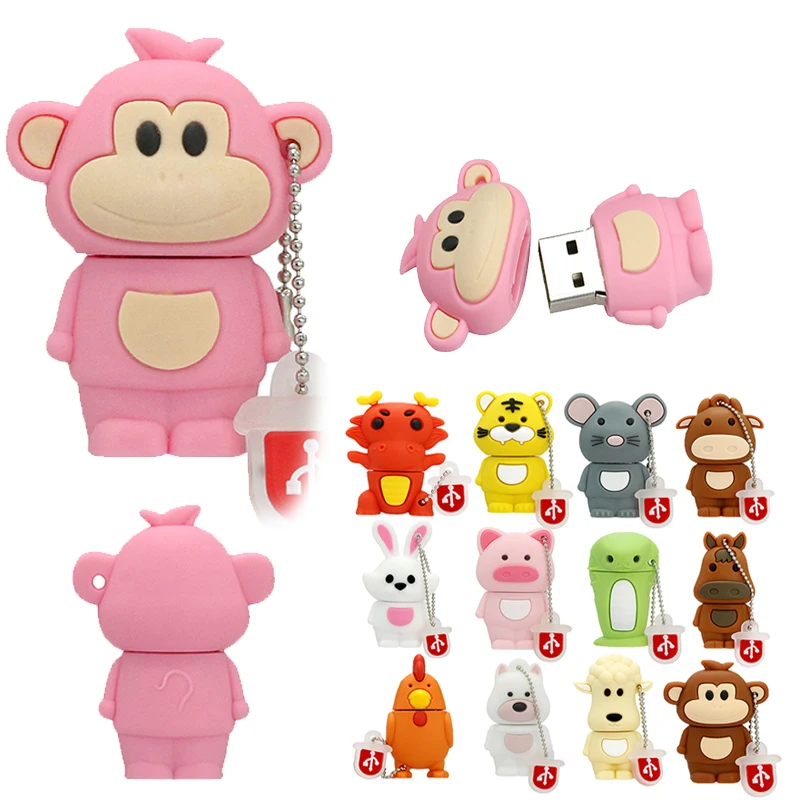 USB Китайский Знак зодиака карта памяти 32 64 128 4 8 16 256 gb флеш накопитель usb2.0 256GB