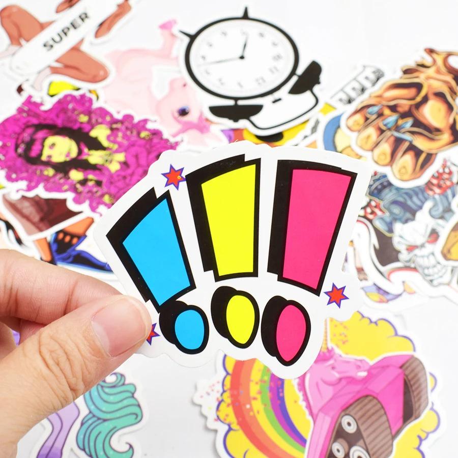 50 шт. наклейки на стену в стиле панк|Наклейки стену| |