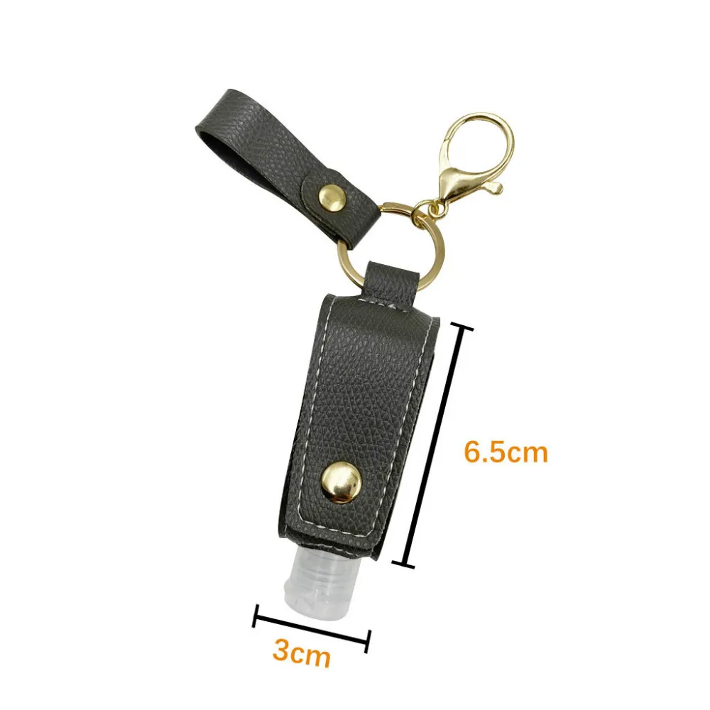 

30ml Bottle Bottles Travel Keyring Refillable Holder Containers Sanitizer Hand Tassel