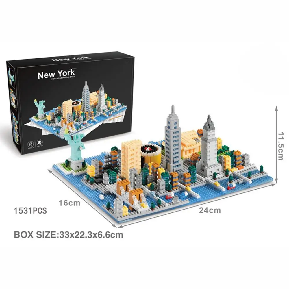 Лидер продаж строительные блоки Lepining город США Нью Йорк и Великобритания Лондон