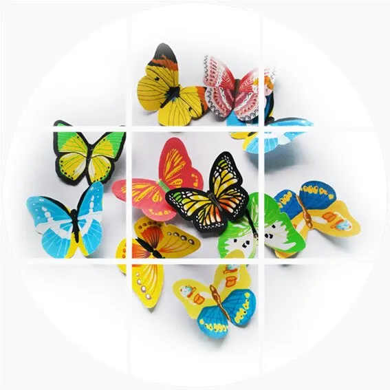 

Butterfly Mixed Cake Decoration Edible Glutinous Rice Paper Restaurant Cold Dishes Decoration Kitchen Baking Accessories 35PCs