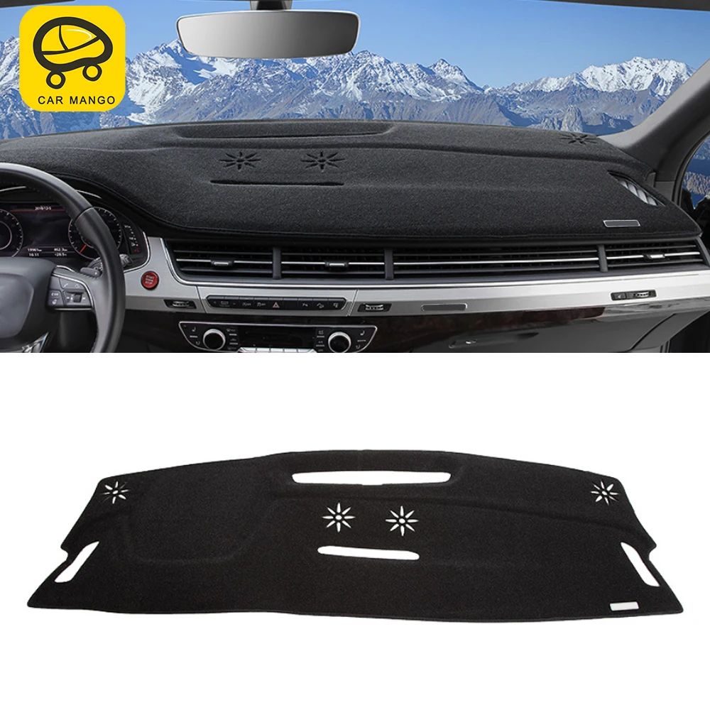 

CarMango for Audi Q7 4M 2016-2020 Car Accessories Dashboard Cover Instrument Panel Sunshade Mat Pad Cushion Carpet Decoration