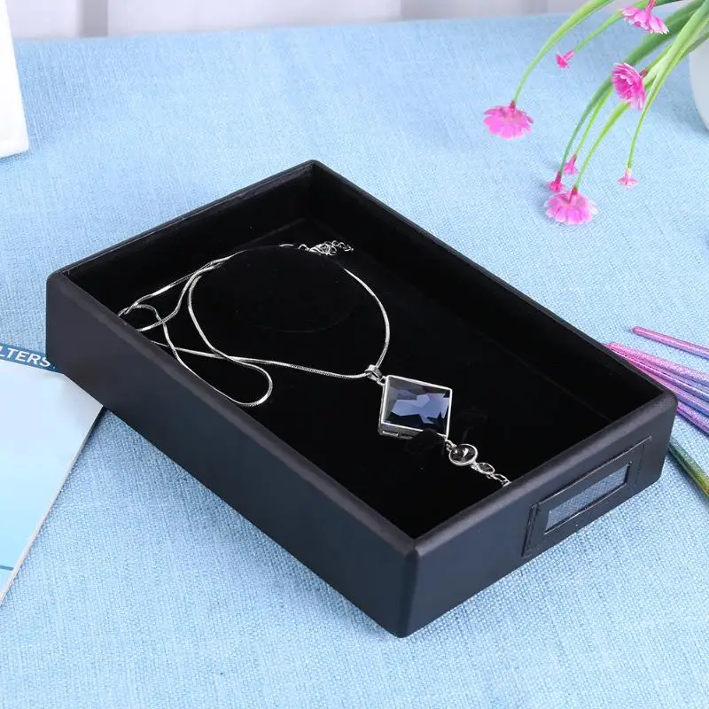 Портативная шкатулка для украшений серьги браслет ожерелье кожаный