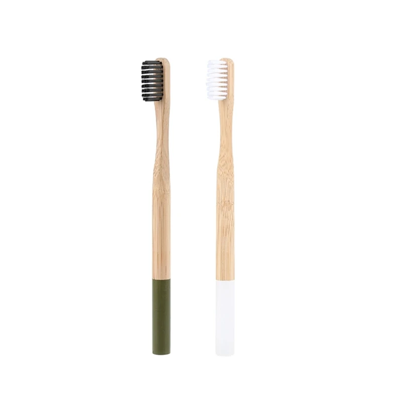 1pc Green-1pc White 4/Redmi 2/1 шт. природный уголь бамбука Зубная щётка с зубные щетки с мягкой щетиной для жениха eco-friendly взрослых Зубная щётка для отбеливания зубов, зубные щетки - Цвет: 1pc Green-1pc White