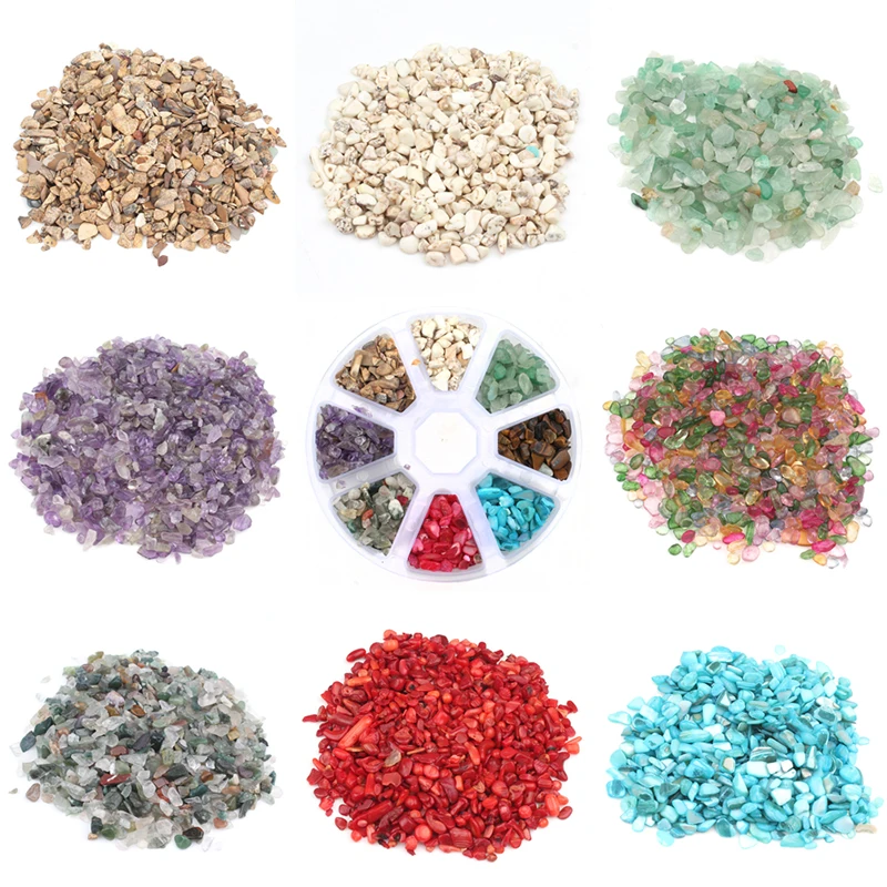 50 г натуральный камень порошок агата кристалл гравий камни необработанные