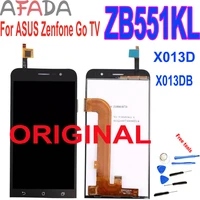 original 5 5 for asus zenfone go tv zb551kl x013d x013db lcd display touch screen digitizer assembly replacement with frame