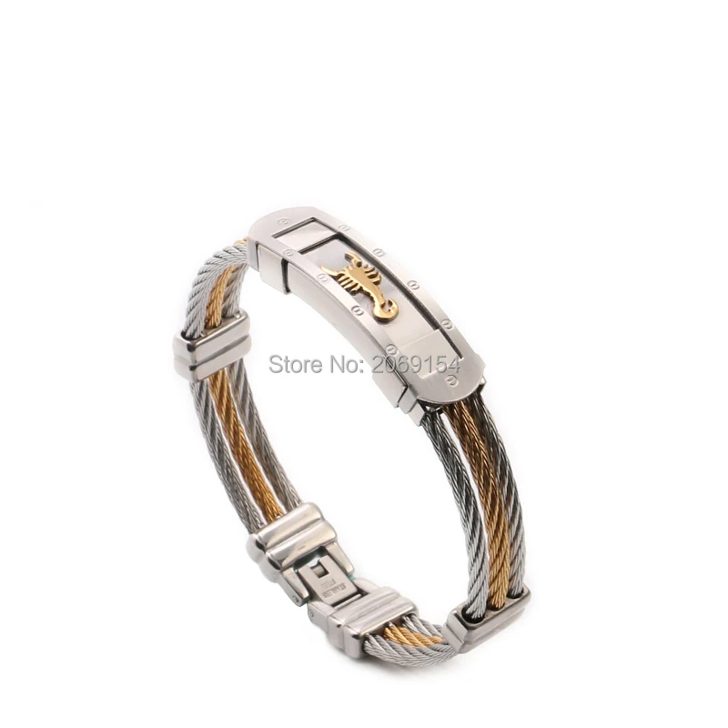 Модные ювелирные изделия мужские браслеты цепочки и звенья стальные Шармы