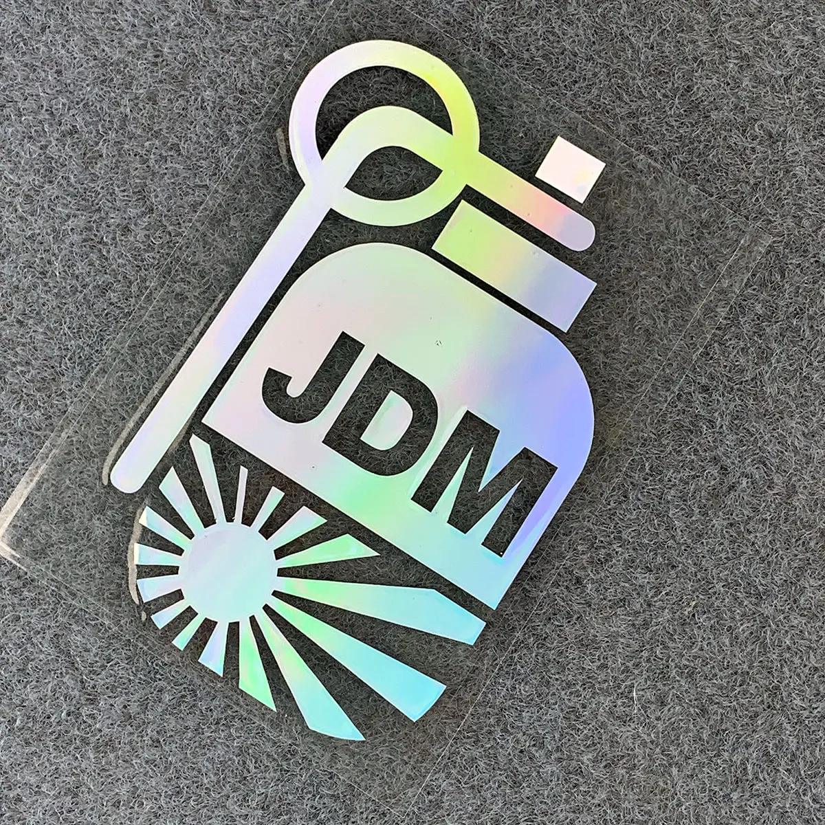 Светоотражающий лазер Радуга JDM стильная Автомобильная наклейка для Kawasaki Honda YAMAHA