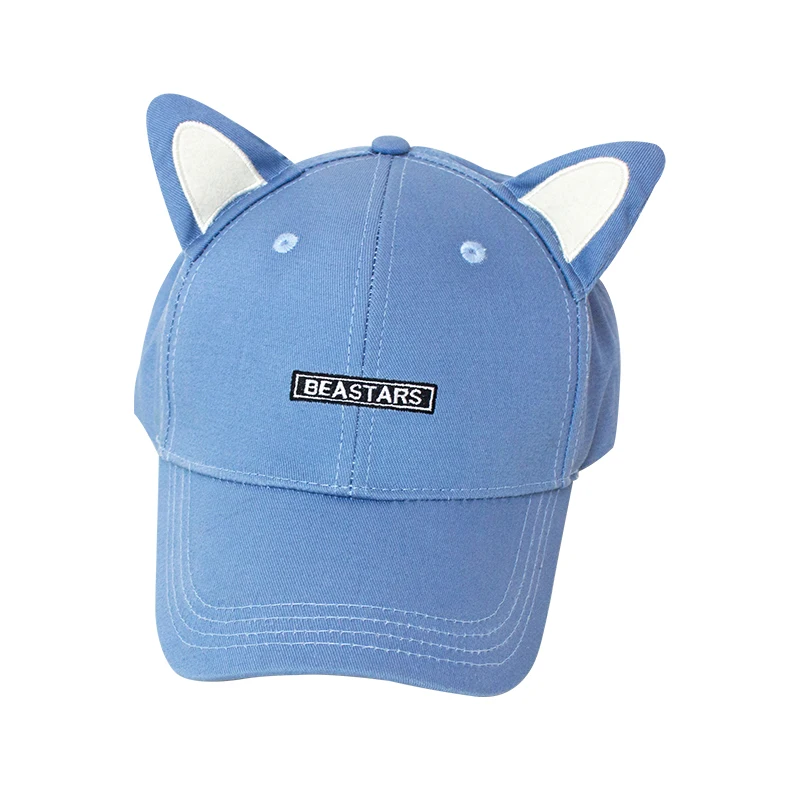 

Funny Beastars Cosplay Anime Hat Legosi Haru Louis Hat 3D Wolf Rabbit Ear Deer Horn Hats Cap Baseball Fisherman Hat Party Props