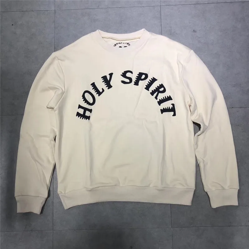 Kanye West Мужская и Женская толстовка с 3D-принтом капюшоном надписью Holy Spirit CPFM.XYZ