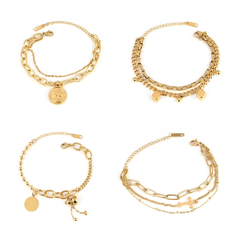 

Браслет-цепочка Женский, толстый, из нержавеющей стали