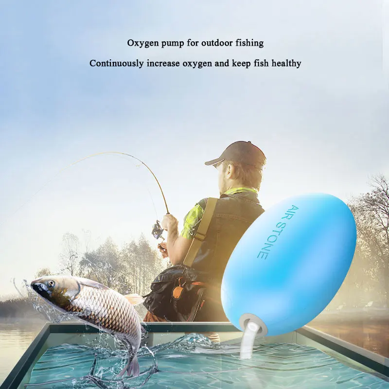 Аквариумный USB воздушный насос внешняя литиевая батарея портативный