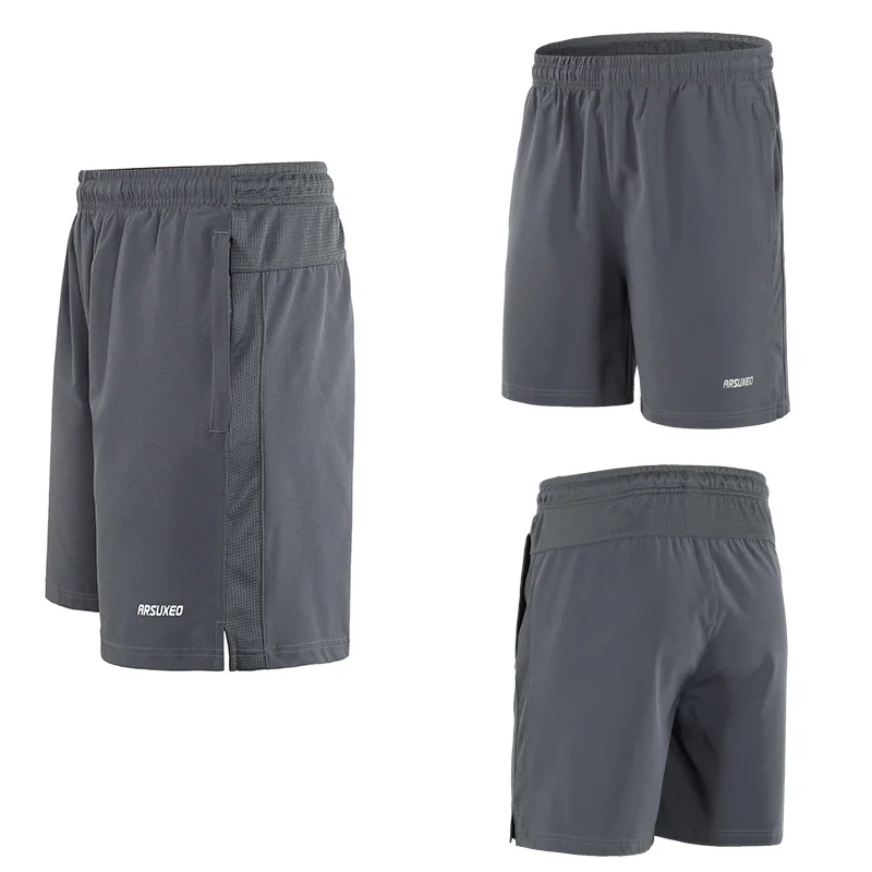 ARSUXEO Gym Running Shorts Men Summer Fitness Sportwear Quick Dry Breathable Bodybuilding Sports | Спорт и развлечения