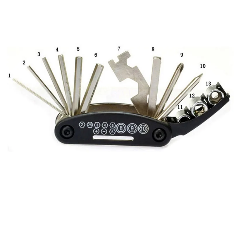 

Multitool Bicycle Repair Kit Outdoor Portable Mountain Bike Mountain Bike Camping Hiking Bike Accessories Cycling Accessories