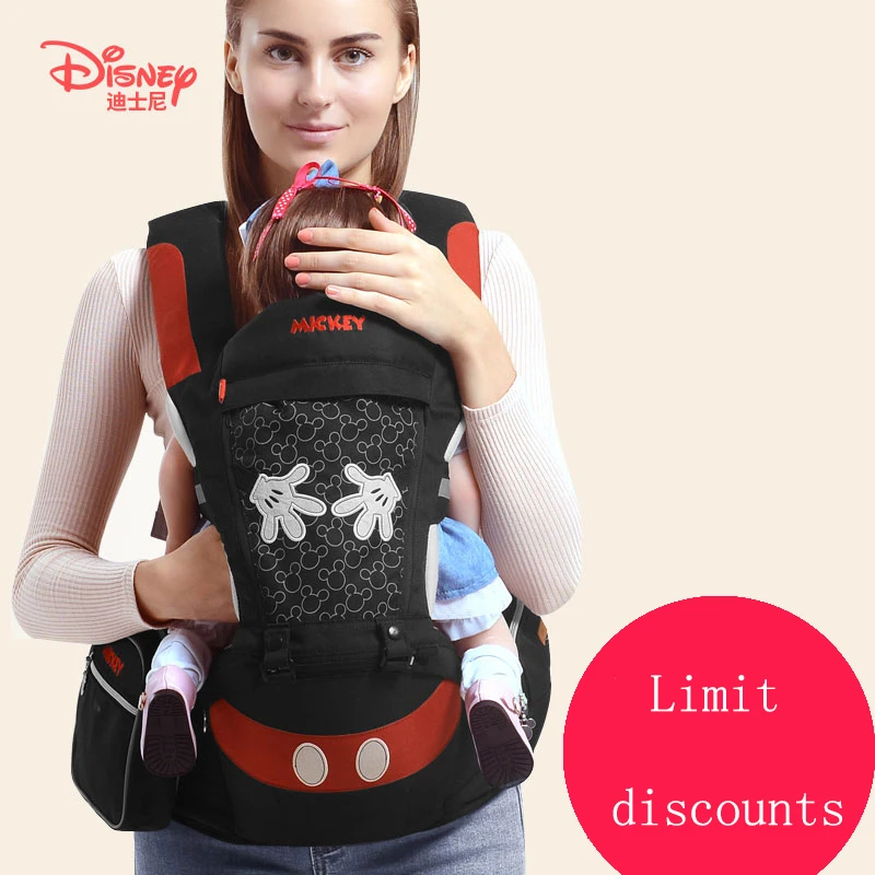Disney эргономичный рюкзак-кенгуру для переноски младенцев, слинг для малышей, поясная сумка-кенгуру, Хипсит, Микки, Минни, бренд