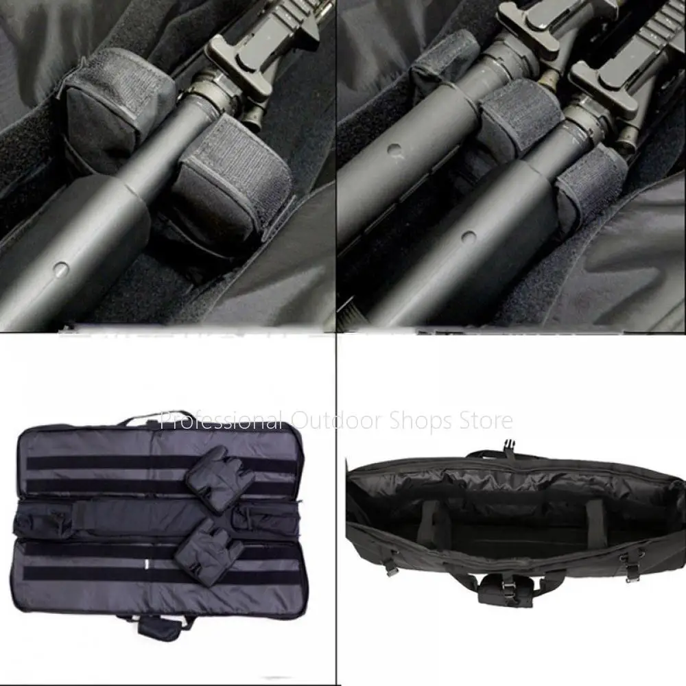 

Military Airsoft Gun Bag Case Double Rifle Backpack for M249 M16 AR15 Rifle Bag Hunting Carbine Gun Carrying Protection Bag