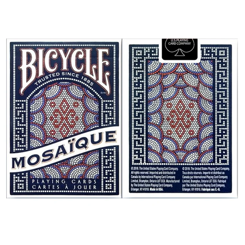 

Bicycle Mosaique Playing Cards Deck Poker Size USPCC Limited Edition Magic Cards Magic Tricks Props for Magician