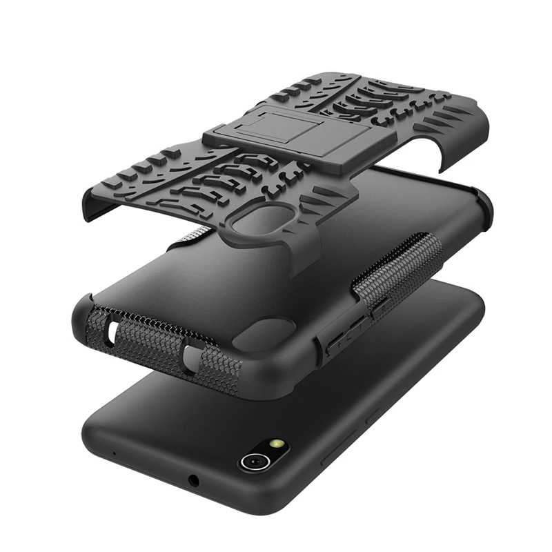 Чехол для Xiaomi Redmi 7A чехол армированный гибридный Чехол-бампер с подставкой