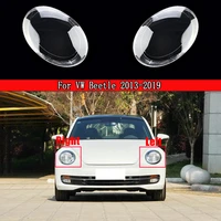headlight cover front car lampshade glass lens lamp light housing case for vw beetle 2013 2019 auto head lamp light caps