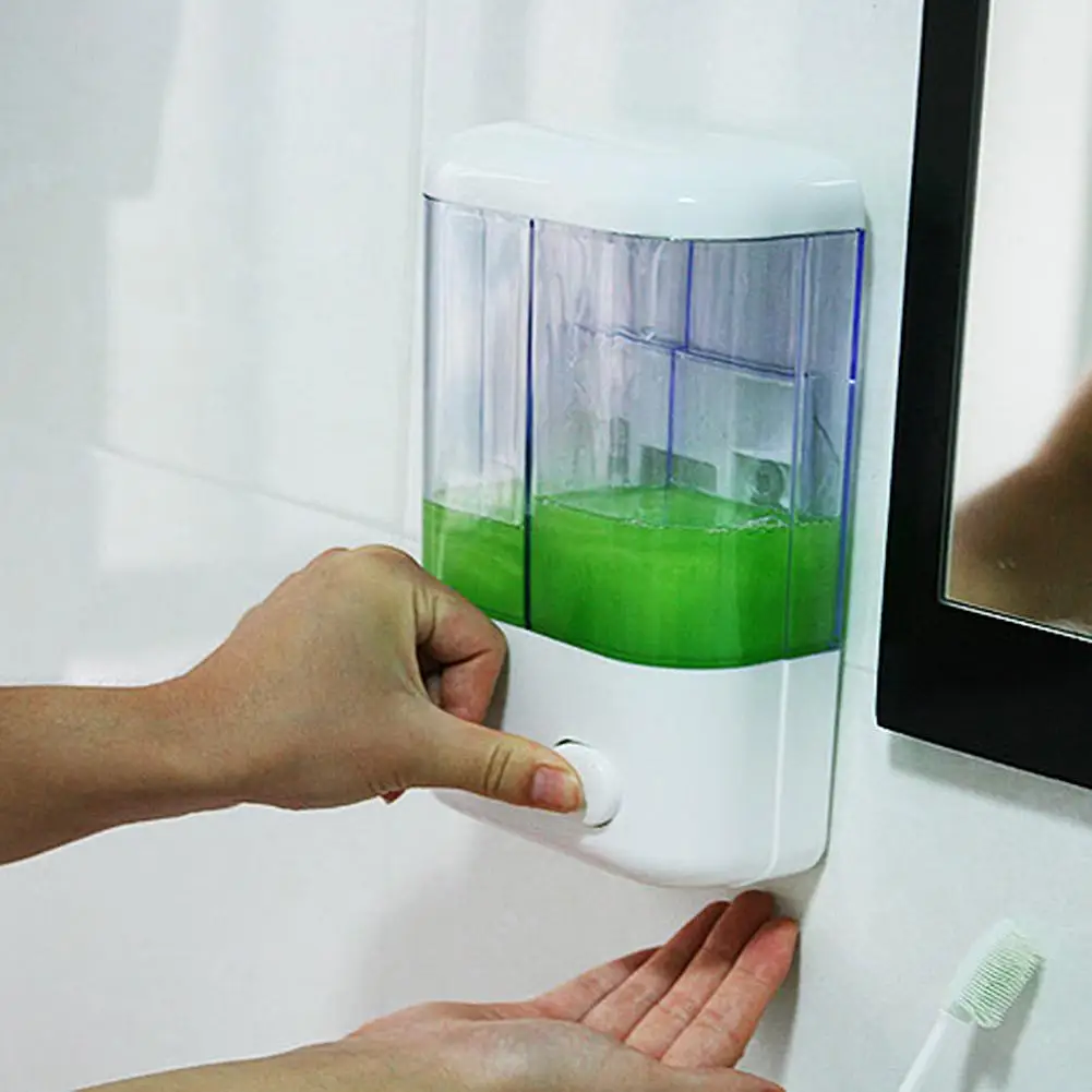 Настенный дозатор для жидкого мыла с одной или двумя головками 2020 насос шампуня