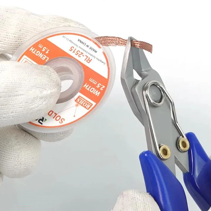 

5" Precision Diagonal Pliers Cutting Pliers for Wire Cable Cutter High Hardness HDR 56-58 Electronic Repair Hand Tools