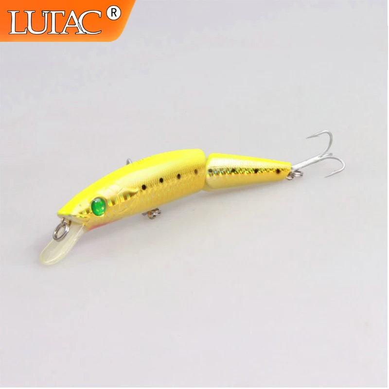 

Lutac Minnow Fishing Lures Pesca Floating Wobblers Hard Plastic Artificial Stickbaits Tackle Laser Treble Hooks