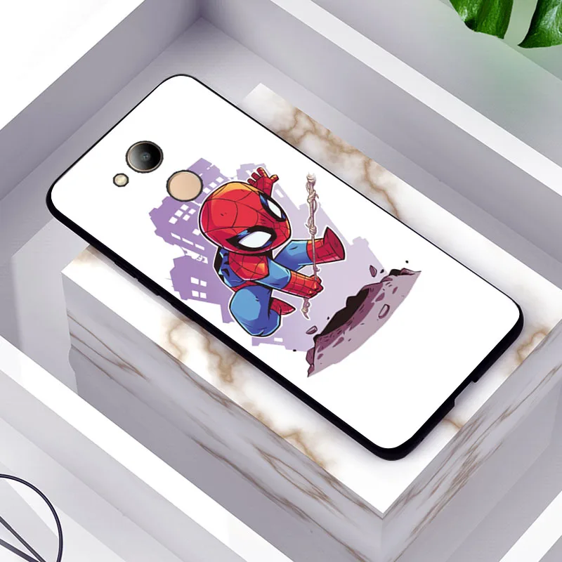 TPUBLK596 Тор, Мстители для huawei Honor 6C Pro Чехол Honor 5A Ru 6X 6A Honor 7A Pro 7C Чехол черный ТПУ для huawei Honor 9 8 Lite 6C - Цвет: TPUBLK596