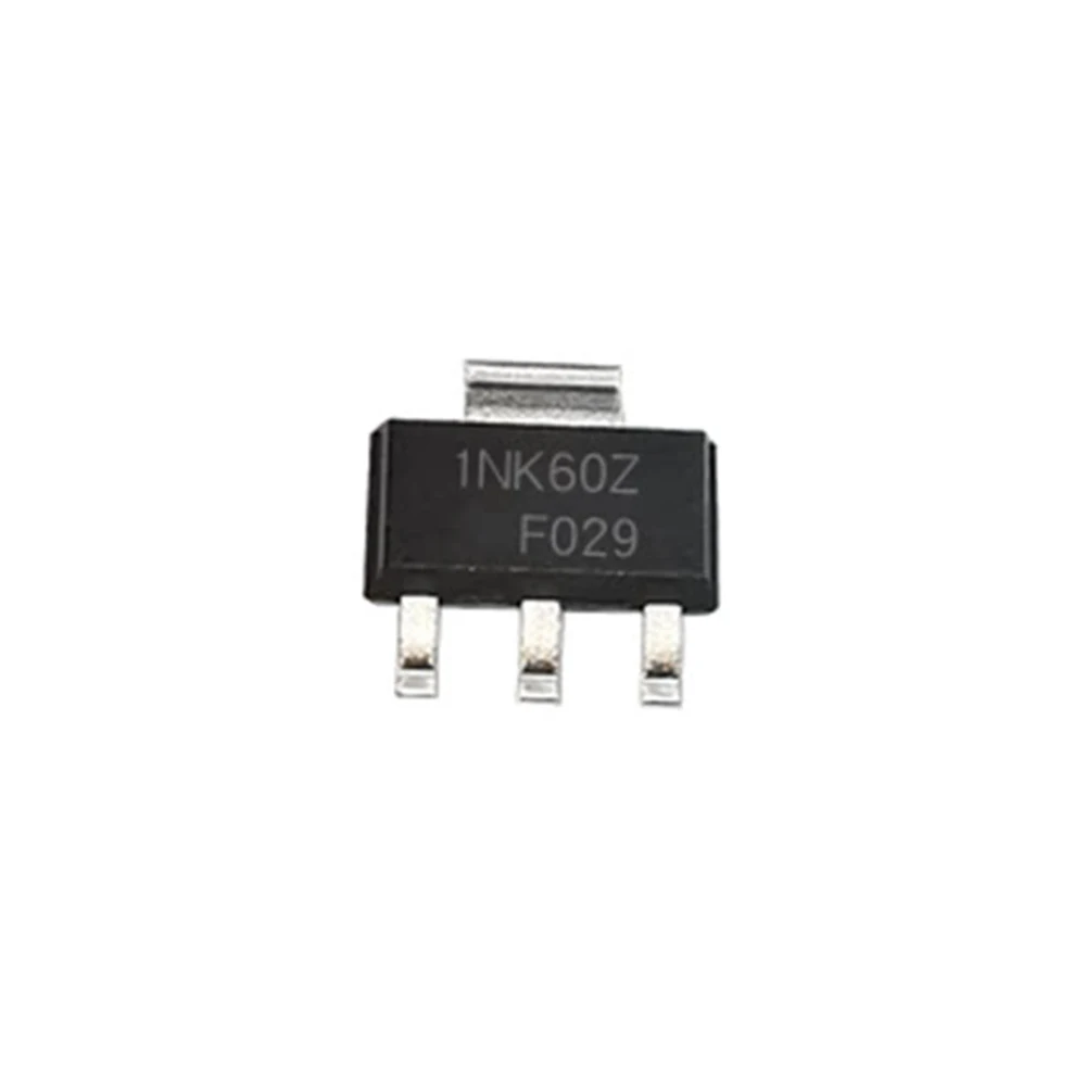 

10 шт. STN1NK60Z SOT-223 1NK60Z STN1NK60 SOT MOSFET N-CH 600V 300MA SOT223 IC Power MOSFET