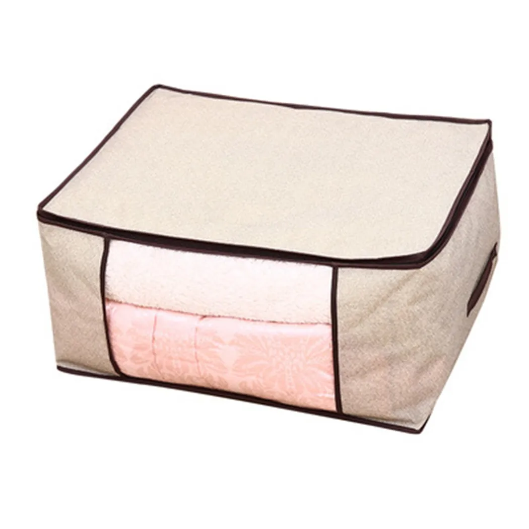 

Large Capacity Underbed Clothes Quilt Blankets Toys Storage Bags Box Organizer Wardrobe Closet Boxes