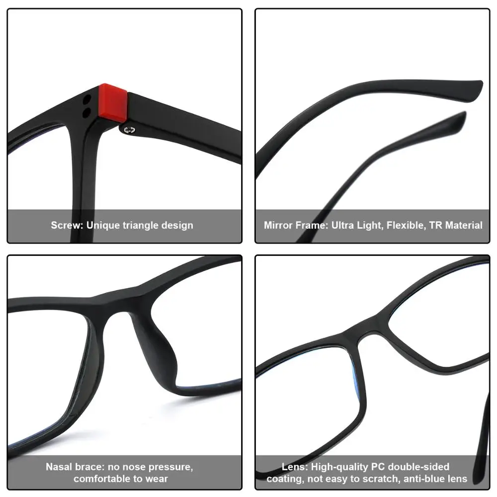 Оптические очки FENCHI мужские компьютерные прозрачная оправа для очков женские