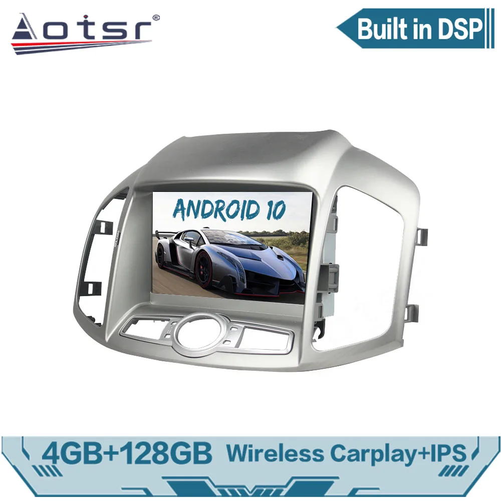 

Автомагнитола для Chevrolet Captiva 1 2011-2016, мультимедийный видеоплеер на Android с экраном, GPS-навигацией, 2 Din стерео Carplay