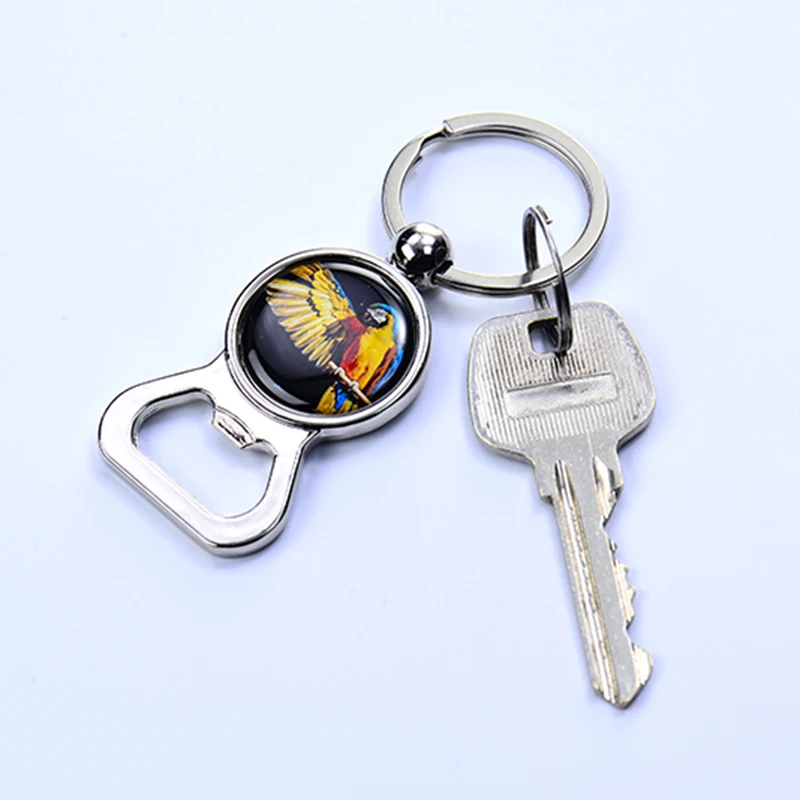 Изготовленный на заказ нож животное птица металлический брелок производитель