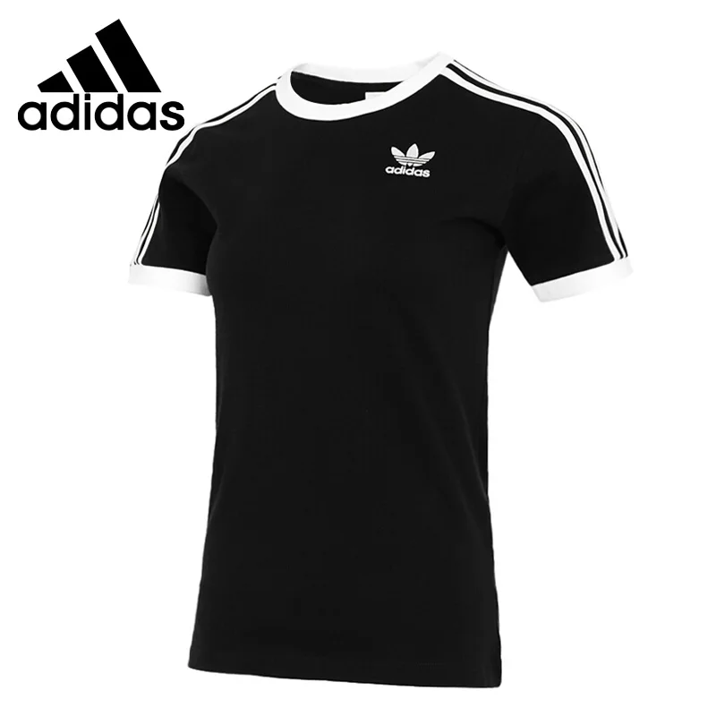 

Original New Arrival Adidas Originals 3 STRIPES TEE Women's T-shirts short sleeve Sportswear