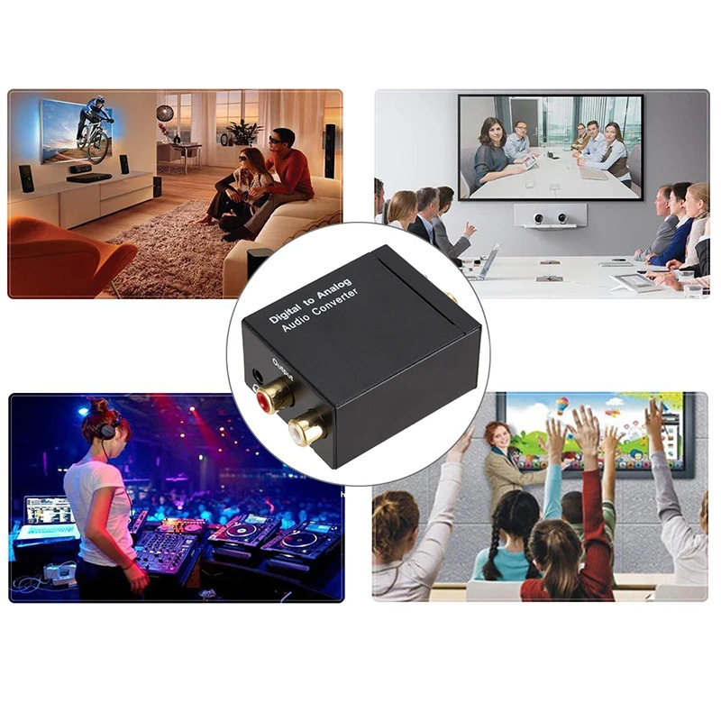 VAORLO 3 5 мм цифро-аналоговый аудиодекодер оптический Волоконно-коаксиальный