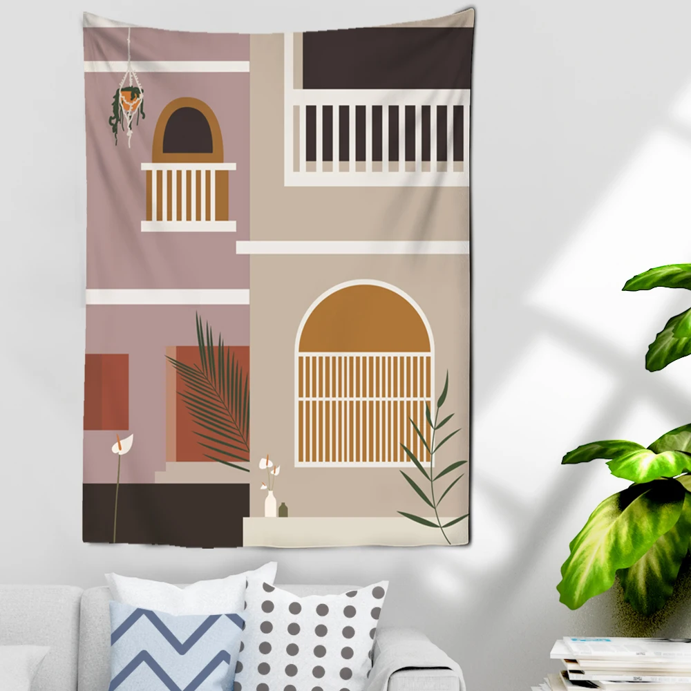 Богемная африканская девушка кошка настенная Картина на холсте скандинавский