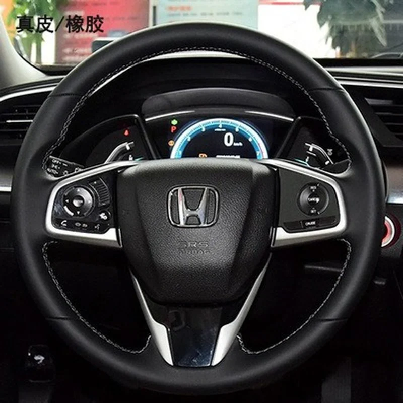 

Для Honda INSPIRE SPIRIOR Accord Civic CRV Fit Сделай Сам высокое качество ручная строчка черная замша чехол на руль автомобильные аксессуары