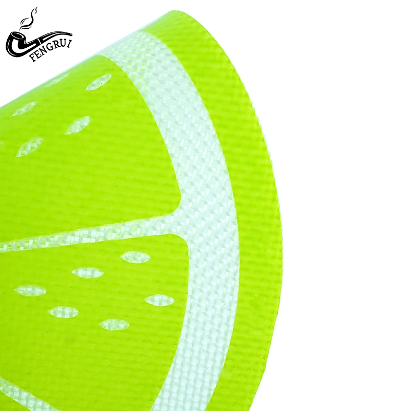 200 мм силиконовые круглые салфетки лимонный дизайн подставка под чашки круглый