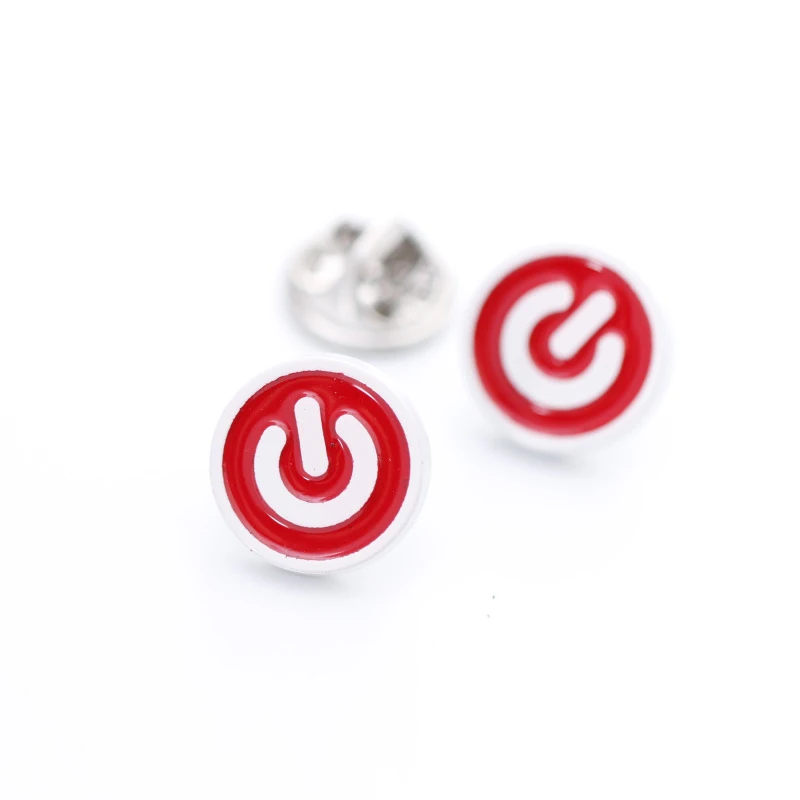 Булавка на лацкан с кнопкой включения/выключения питания мужское украшение для