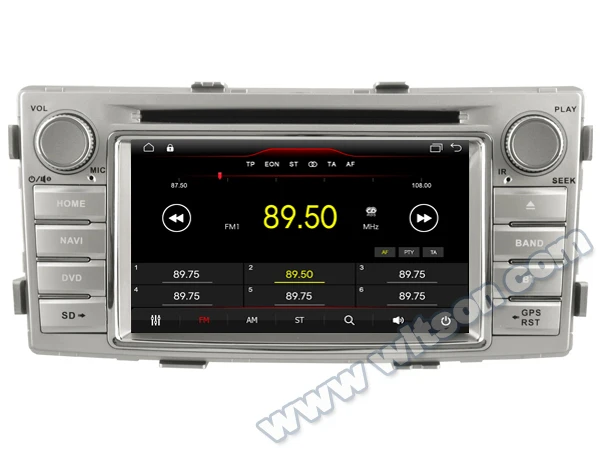 6 2 &quotAndroid 9 0 OS автомобильный DVD Мультимедиа gps радио для Toyota Hilux 2012 2015 &amp Fortuner с 128 Гб