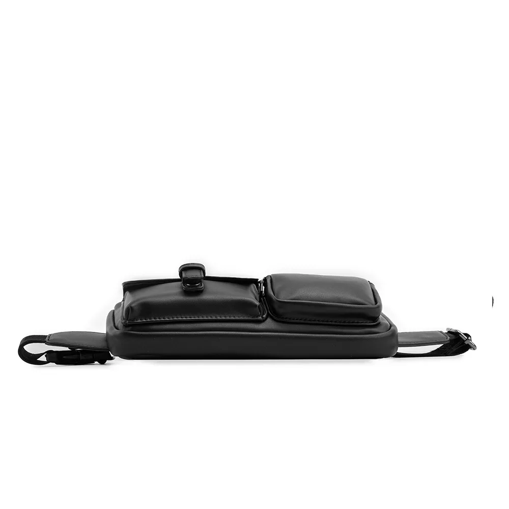 Новая простая нагрудная сумка высокого качества из искусственной кожи в стиле