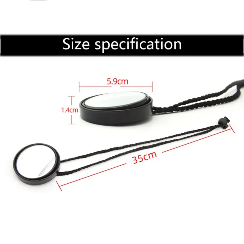 

Safety Scuba Diving Diver Rear View Mirror With Lanyard BCD Gear Watersports Snorkeling Mirror Portable New