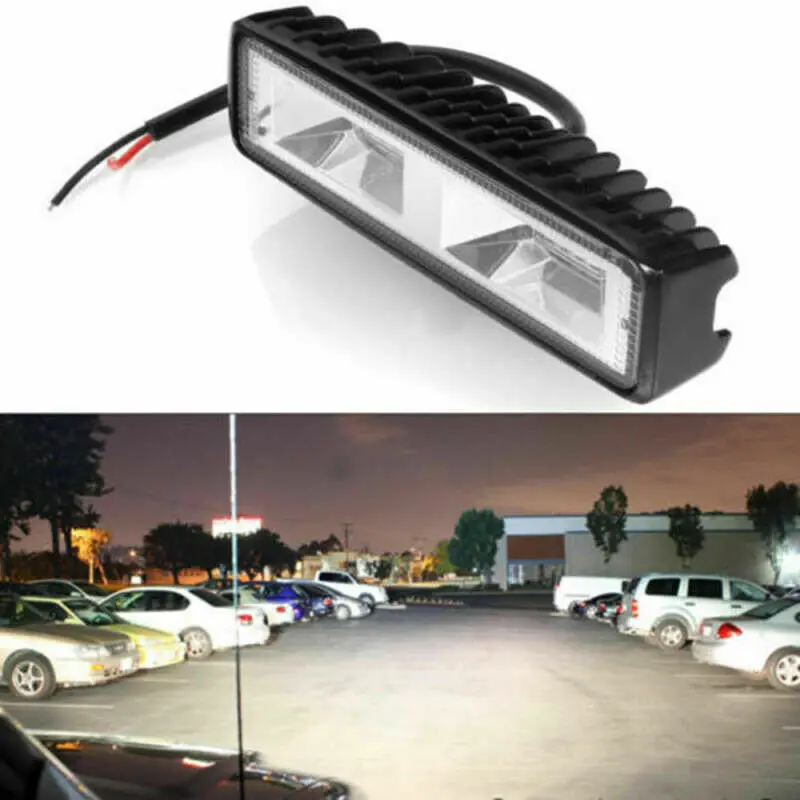 

LED Headlights 12V For Auto Motorcycle Truck Boat Tractor Trailer Offroad Working Light 18W LED Work Light Lamp Spotlight