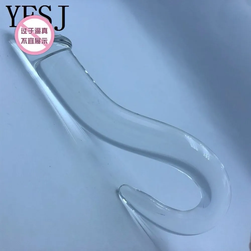 Screw Thread Glans Double Ended Crystal Pyrex Glass Dildo Artificial Penis Spiral G Spot Simulator Adult Sex Toys for Woman |