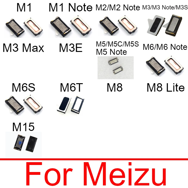 

Earpiece Speaker For Meizu Meilan M1 M2 M3 M3s Max M3e M5 M5c M5s M6 M6s M6t M8 M15 Note Lite Ear Speaker Earphone Flex Cable