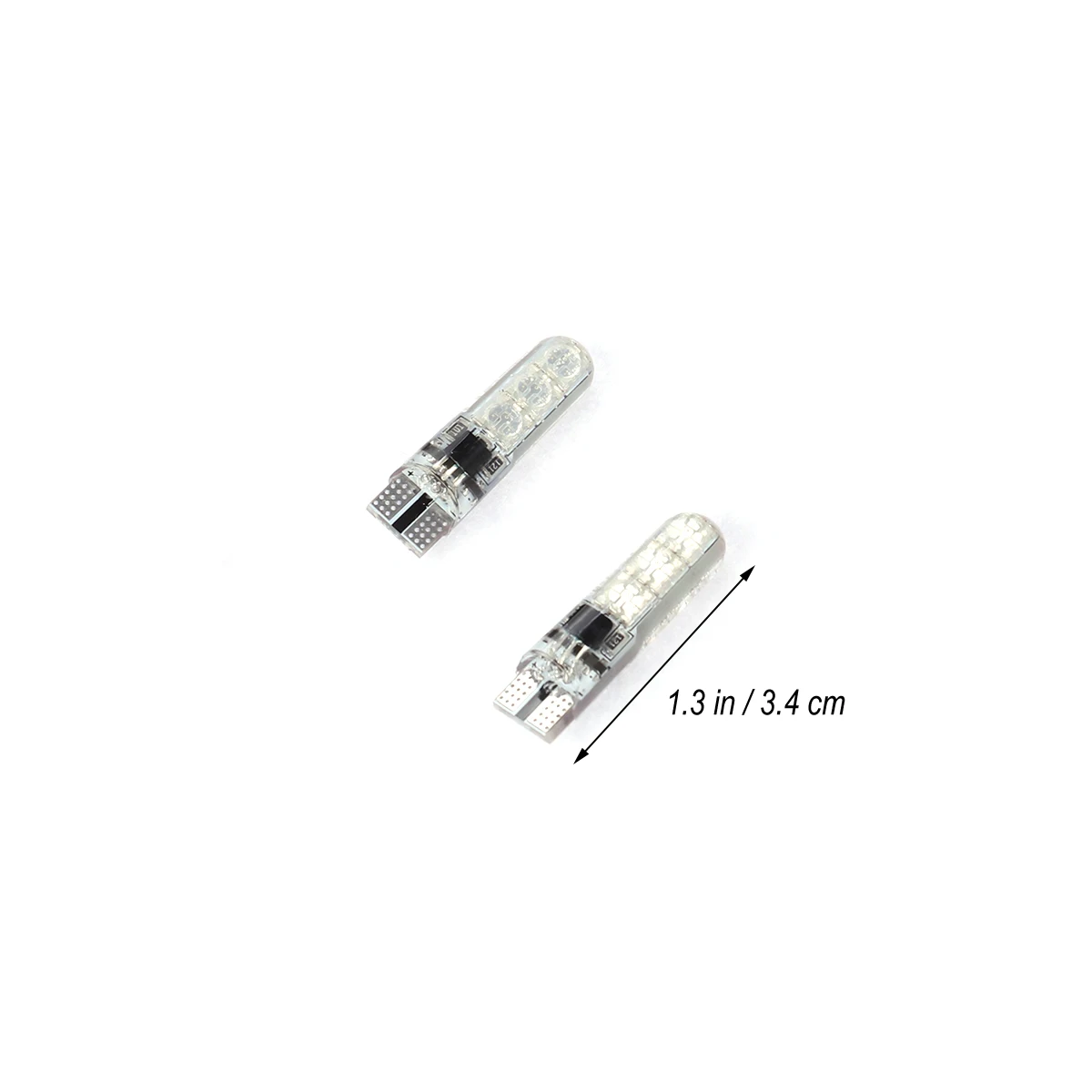 2 шт. T10 светодиодный автомобиль лампа Красочный внутренний свет Подсветка