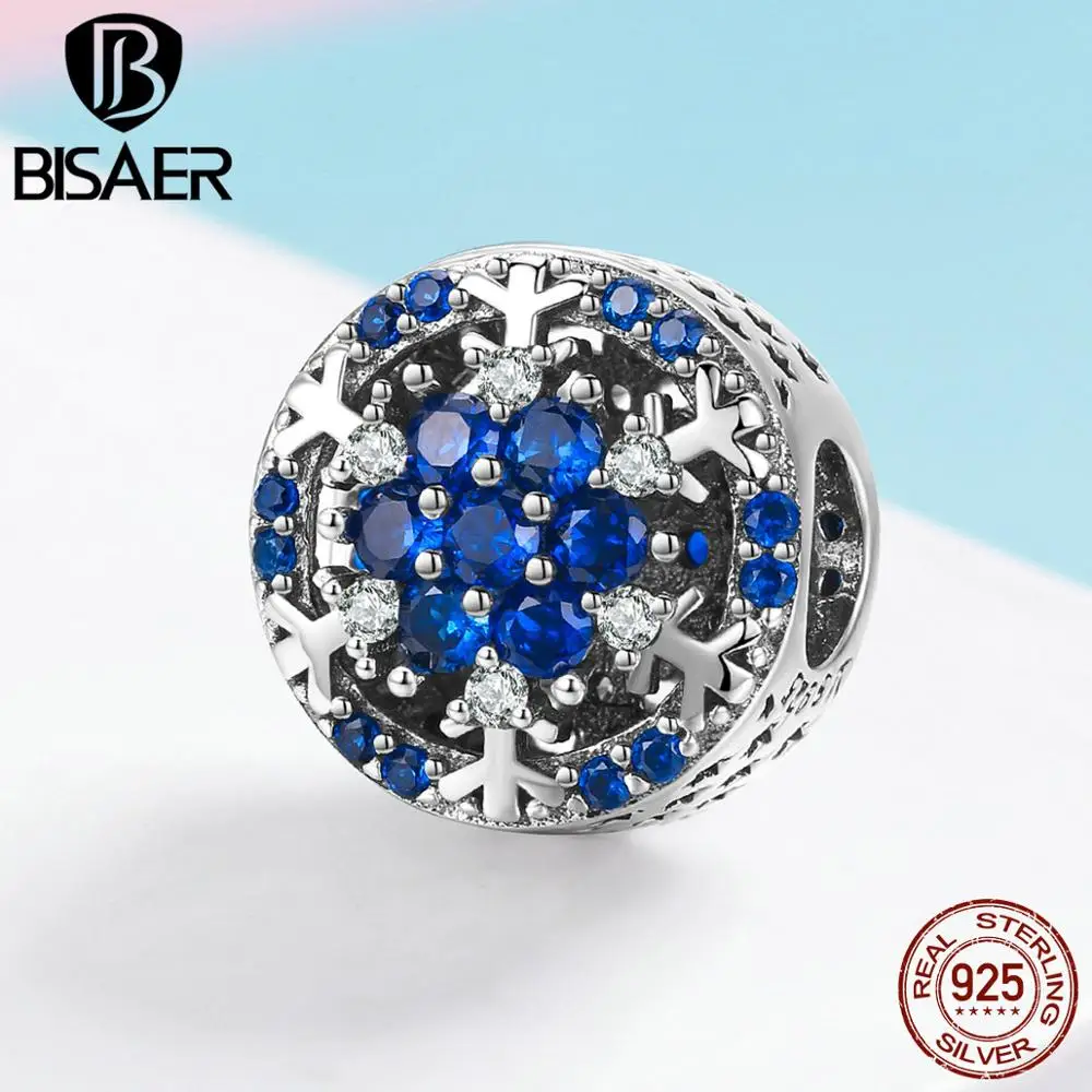 BISAER, 925 пробы, Серебряные Круглые Эмалированные бусины для женщин, ювелирные изделия, подходят для изготовления оригинальных 925 серебряных браслетов, подарки для девочки