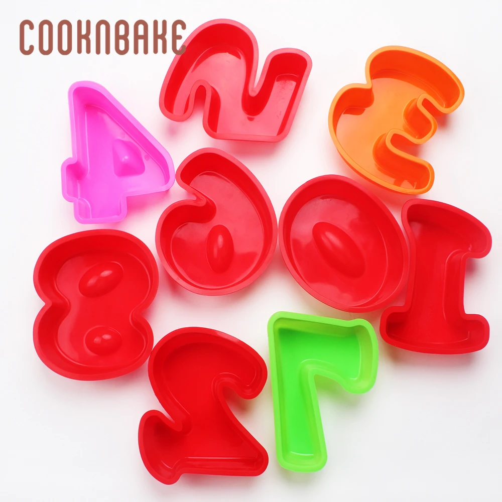 Оптовая продажа силиконовые формы для тортов выпечки номер украшения 20 шт. форма