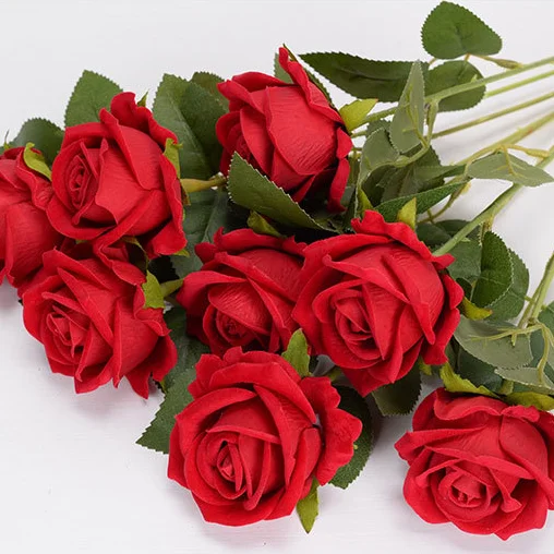 

Hot-selling Simulation of High-quality Multi-color Roses 51cm, Home Placement, Vase Flower Arrangement, Wedding Scene Decoration